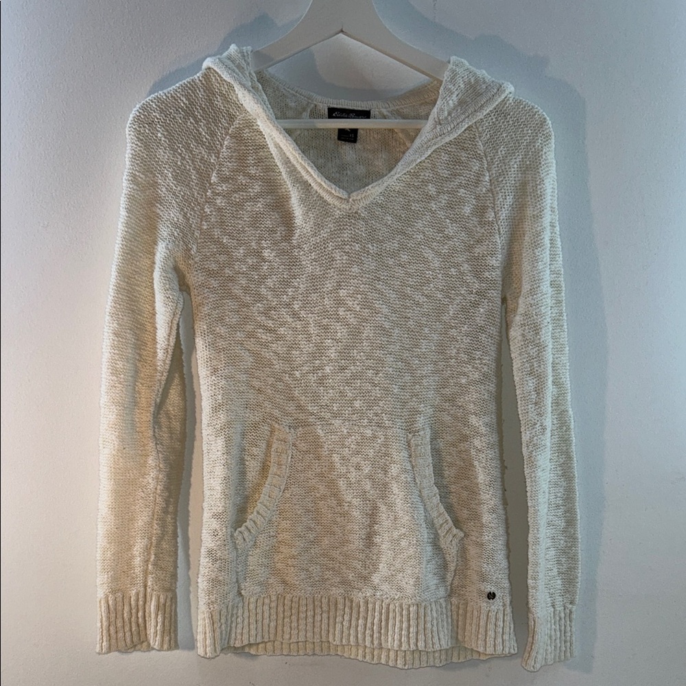 Eddie Bauer Cream Knit Sweater